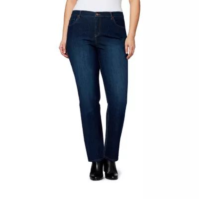 Gloria Vanderbilt Women's Plus Amanda Classic Straight Leg Jean