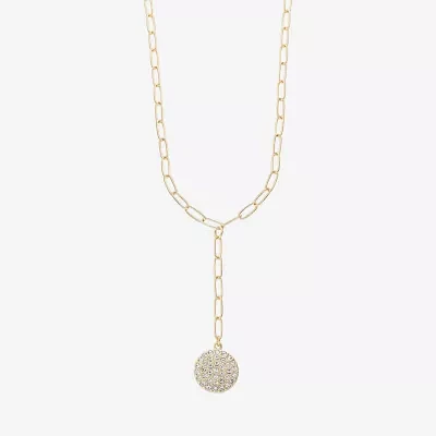 Liz Claiborne Womens Glass 18 Inch Y Necklace