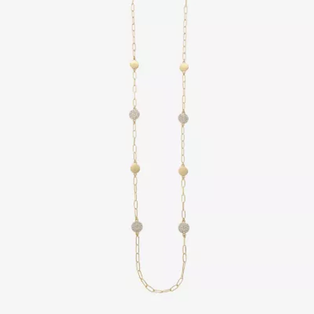Liz Claiborne Womens Glass 36 Inch Strand Necklace