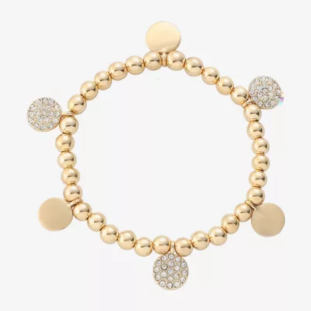 Liz Claiborne Womens Glass Stretch Bracelet