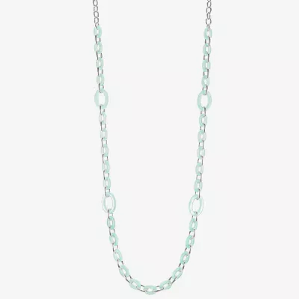 Liz Claiborne Womens 26 Inch Link Necklace