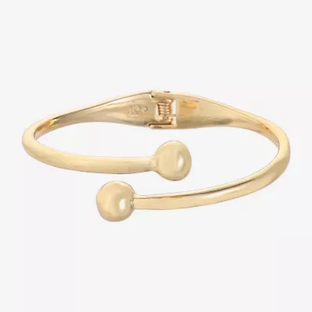 Liz Claiborne Gold Tone Womens Cuff Bracelet