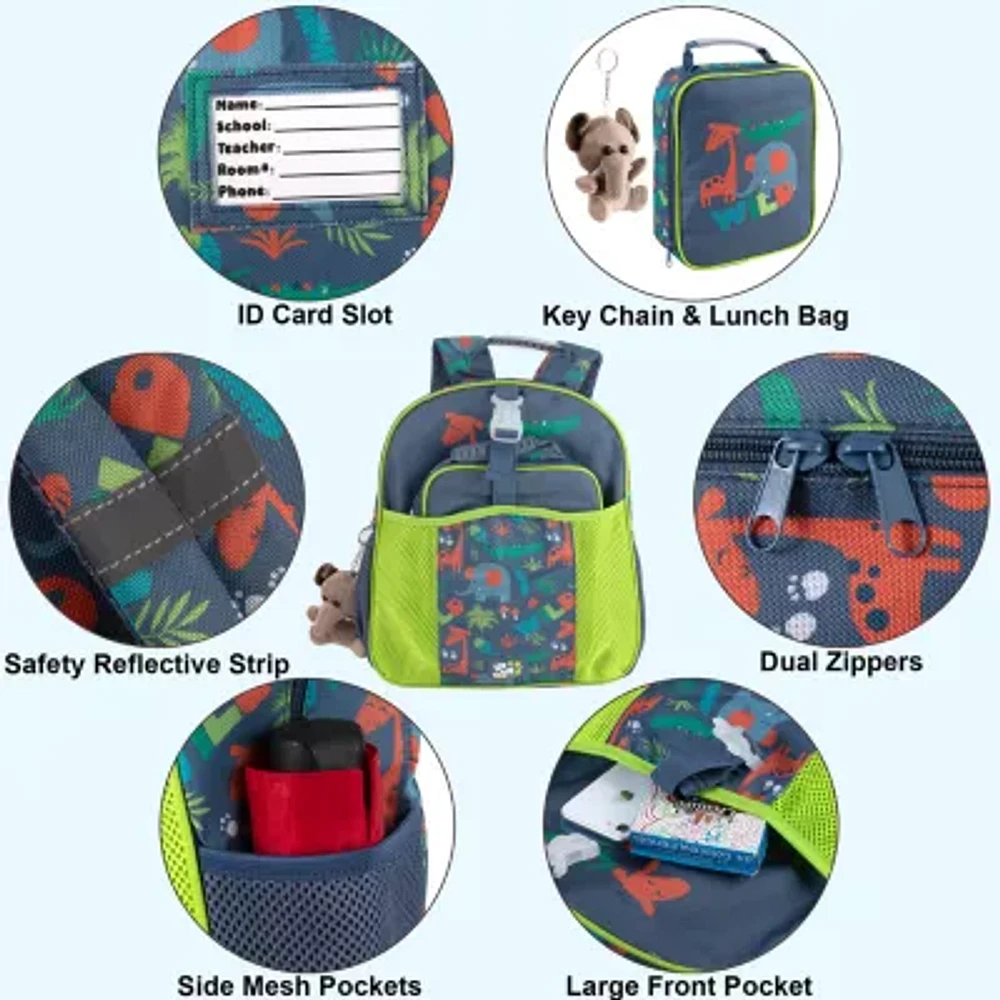 AD Sutton Up We Go Jungle 3 Piece Backpack Set