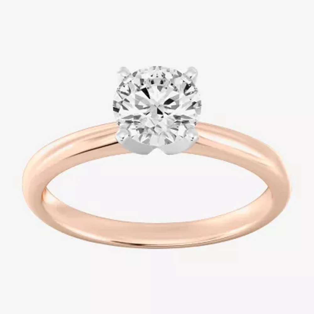 1 1/4 CT. Lab-Grown (G / SI2) Diamond Round Solitaire Engagement Ring 14k Gold