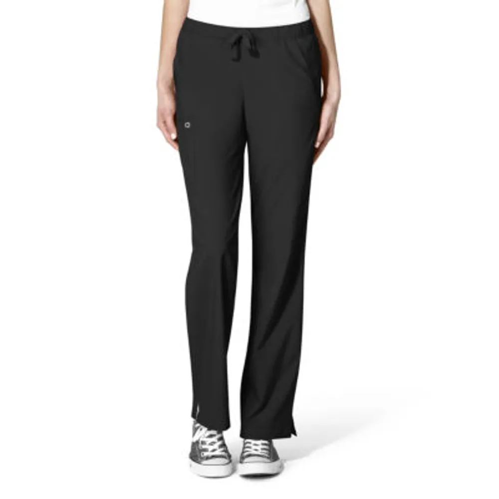 Wink® W123 Drawstring Cargo Womens Petite Moisture Wicking Wrinkle Resistant Quick Dry Scrub Pant