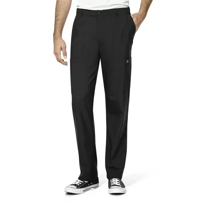 Wink® W123 Flat Front Cargo Pocket Mens Big and Tall Moisture Wicking Wrinkle Resistant Quick Dry Scrub Pant