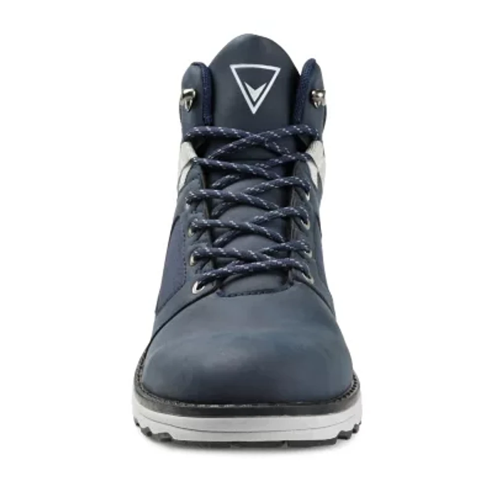 Vance Co Mens Derrick Flat Heel Lace-Up Boots