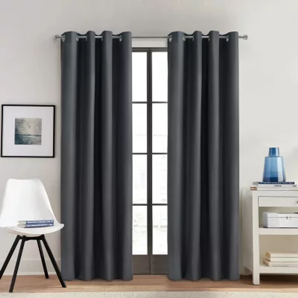 Alpine Grommet Top Energy Saving Blackout Single Curtain Panel