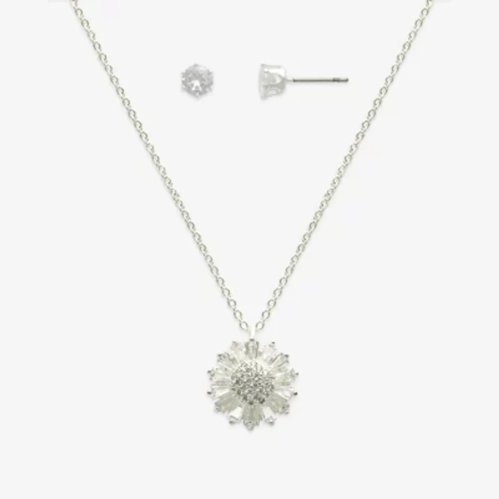 Mixit Womens Flower Hypoallergenic 2-pc. Jewelry Set