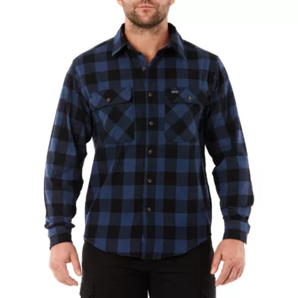 Smiths Workwear Mens Long Sleeve Regular Fit Flannel Shirt