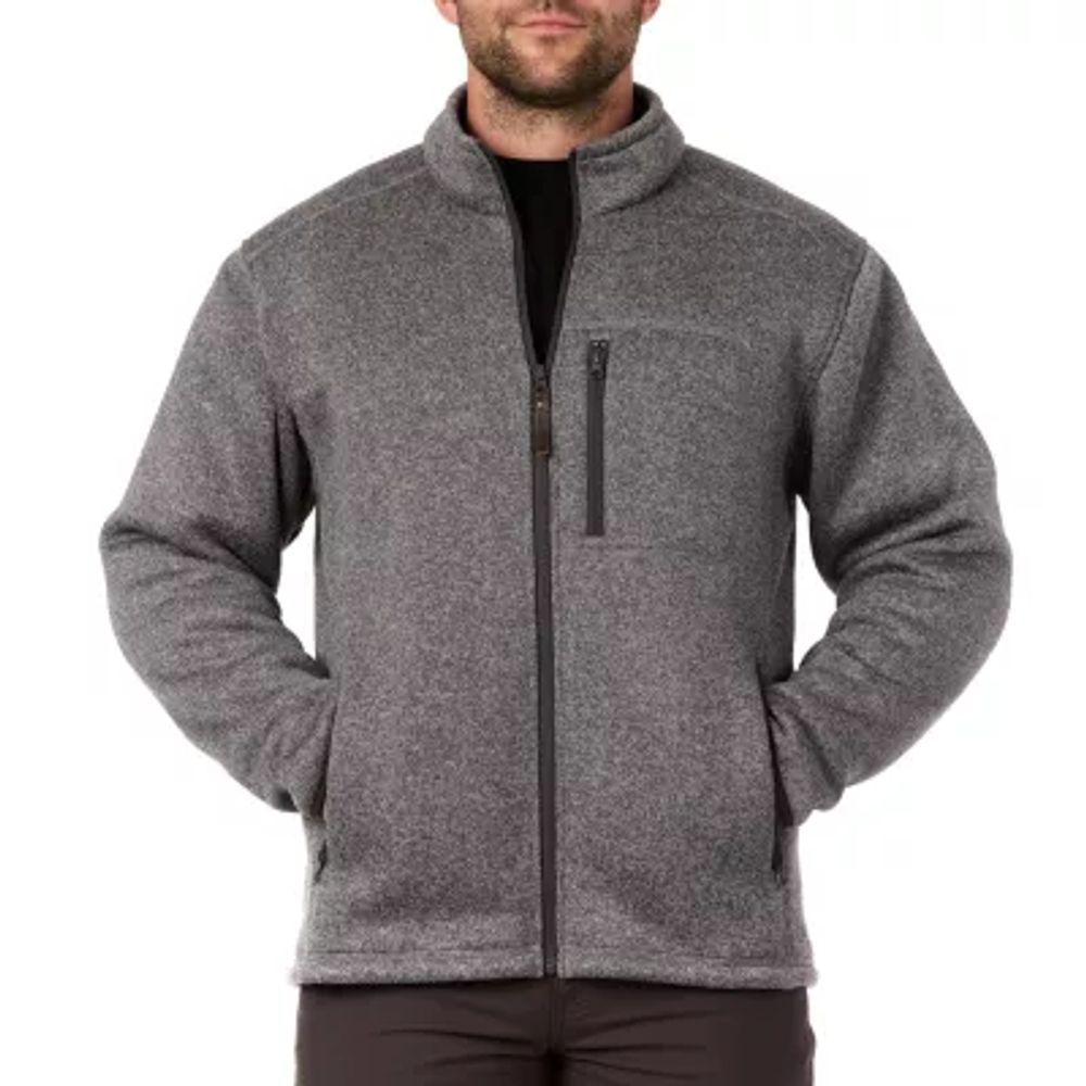 Smiths Workwear Sherpa Mock Neck Sweater Fleece Mens Lined Jacket