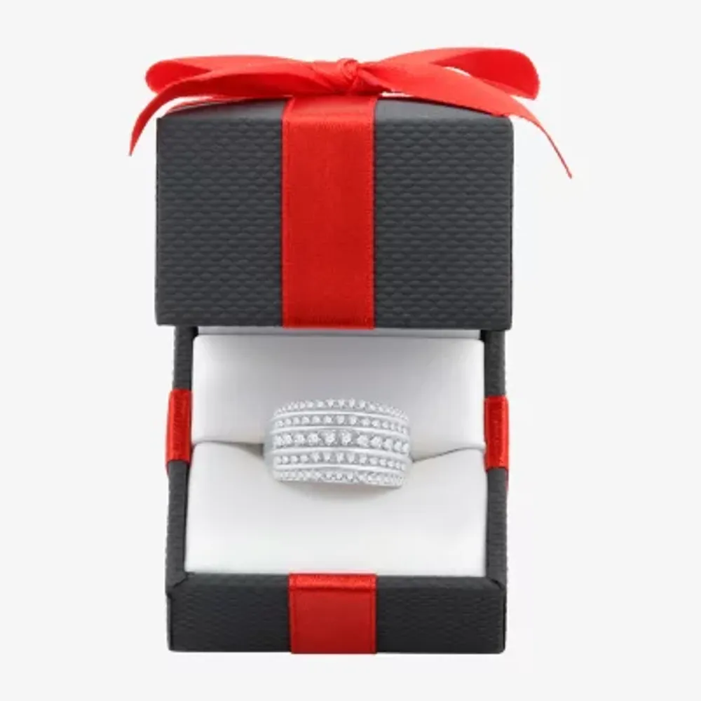 Womens 1 CT. T.W. Natural White Diamond 10K Gold Anniversary Band