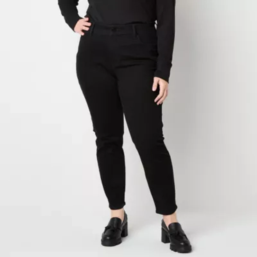 a.n.a Womens Skinny Fit Plus Jean