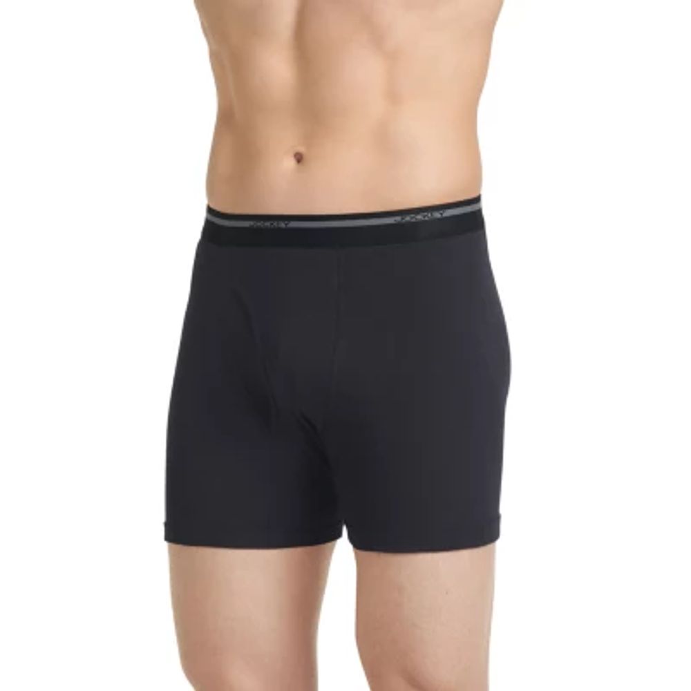 Jockey Cotton Bonus Pack Mens 4 Boxer Briefs 9877