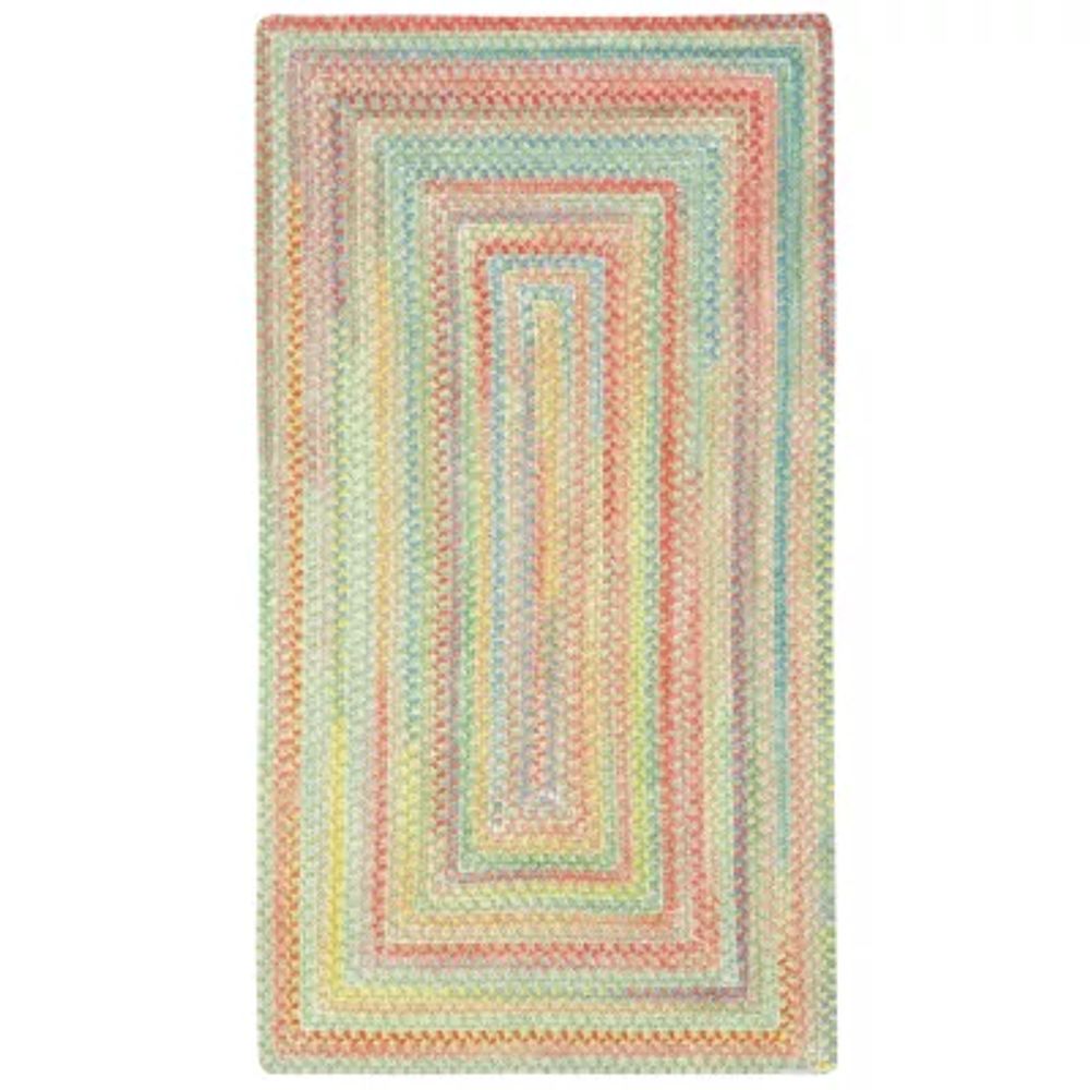 Capel Inc. Baby's Breath Concentric Braided Rectangular Rugs