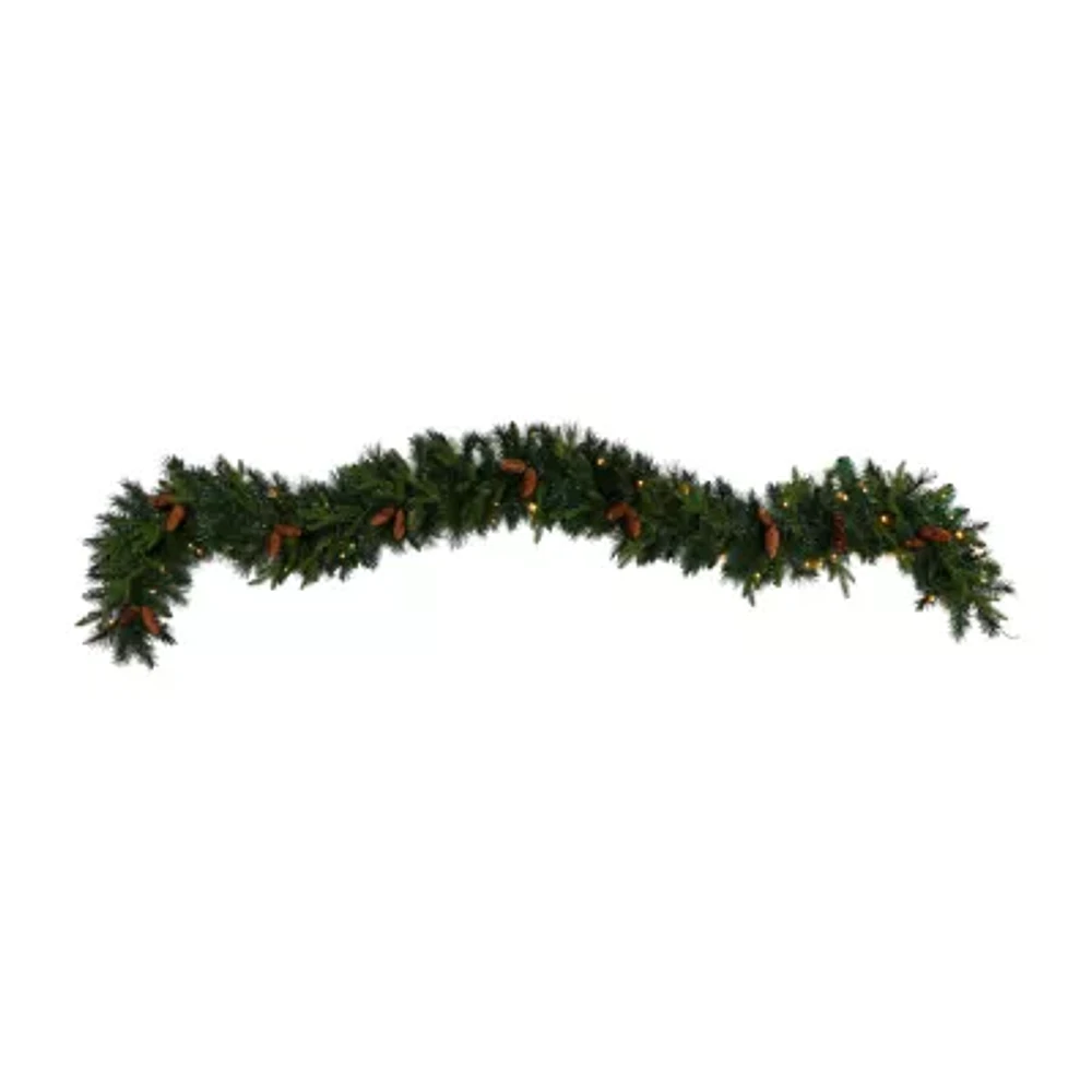 Nearly Natural Pre-Lit Wreath