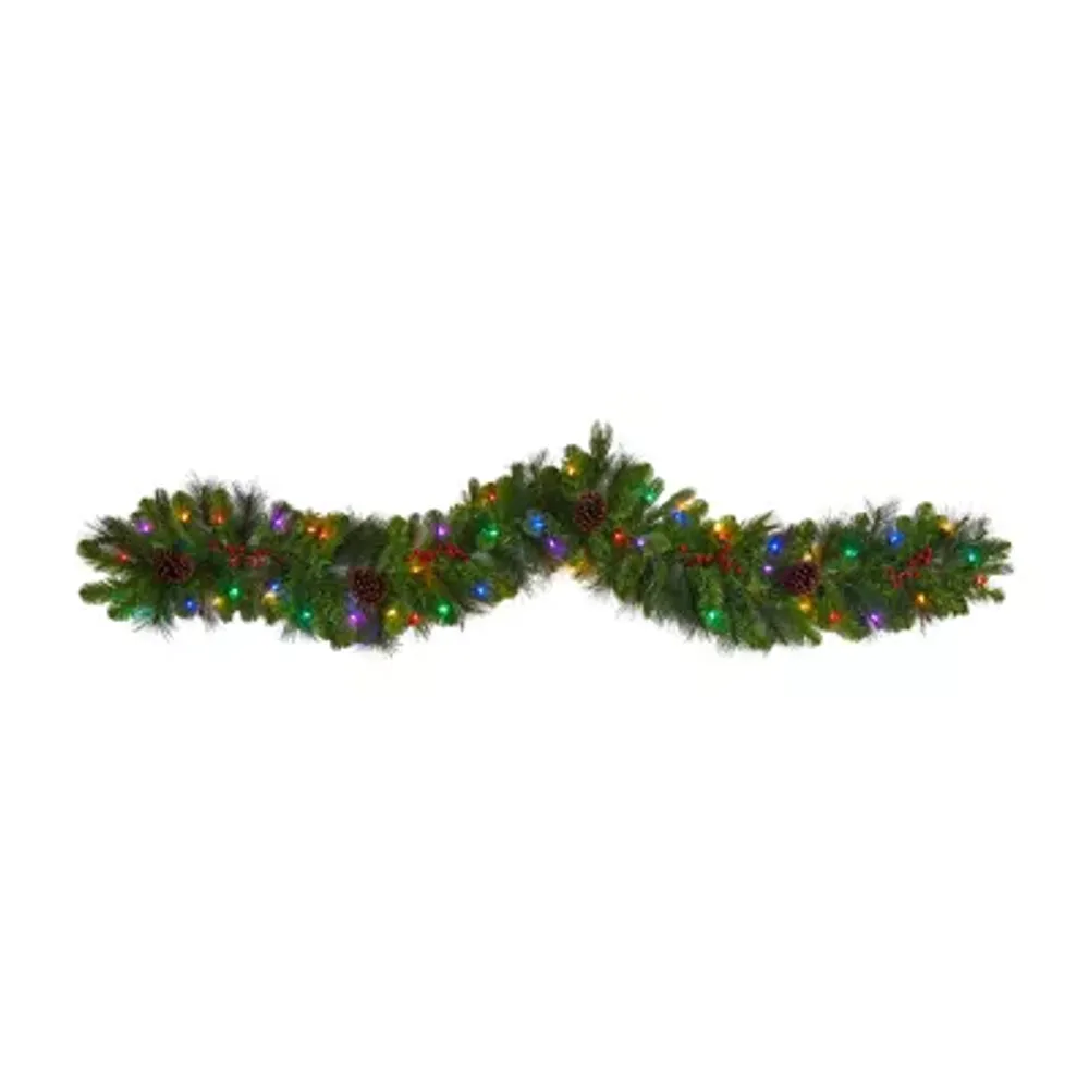 Nearly Natural Pre-Lit Indoor Garland