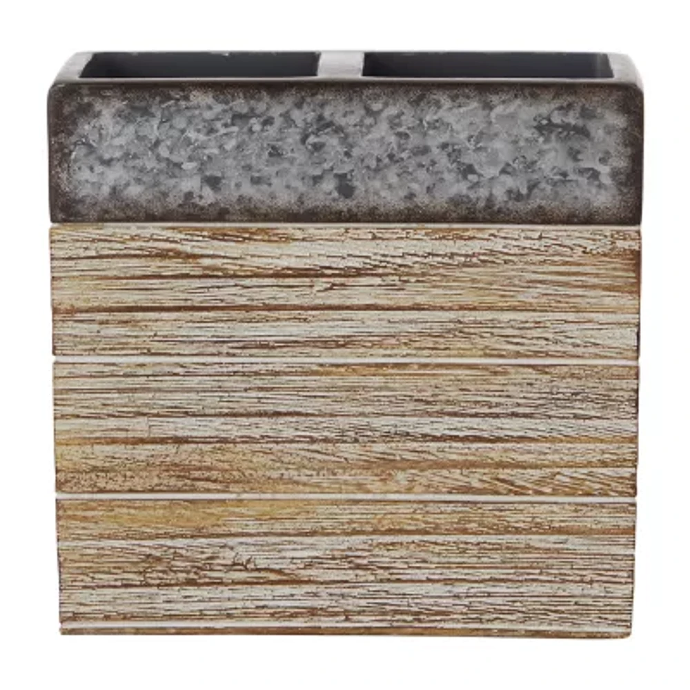 Saturday Knight Farmhouse Crate Toothbrush Holder