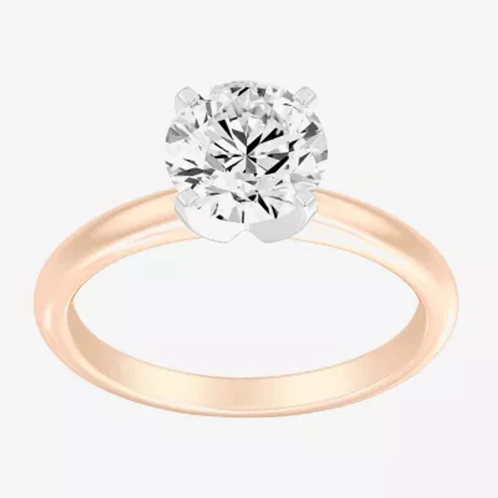 2 CT. Round Lab-Grown (G / SI2) Diamond Solitaire Engagement Ring 14K Gold