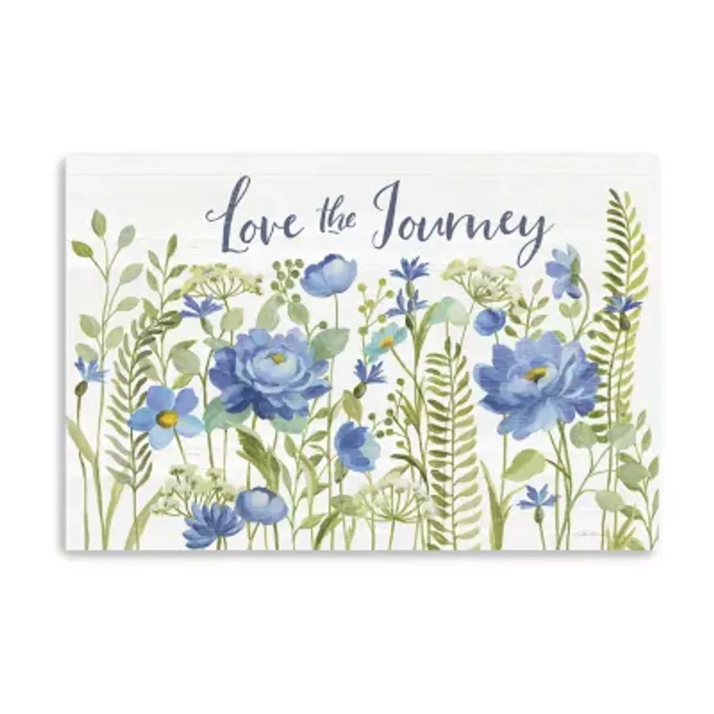 Lumaprints Botanical Blue Ii Giclee Canvas Art