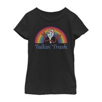 Talkin Trash Little & Big Kid Girls Crew Neck Short Sleeve Slim Fit Toy Story Graphic T-Shirt