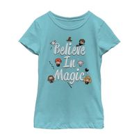 Little & Big Kid Girls Crew Neck Short Sleeve Slim Fit Harry Potter Graphic T-Shirt