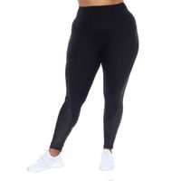 White Mark Womens High Rise 28" Plus Full Length Leggings
