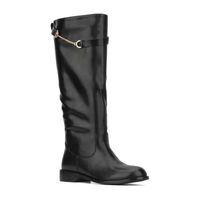 Torgeis Womens Serafina Stacked Heel Dress Boots