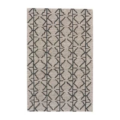 Weave And Wander Fadden Geometric Hand Tufted Indoor Rectangle Area Rugs
