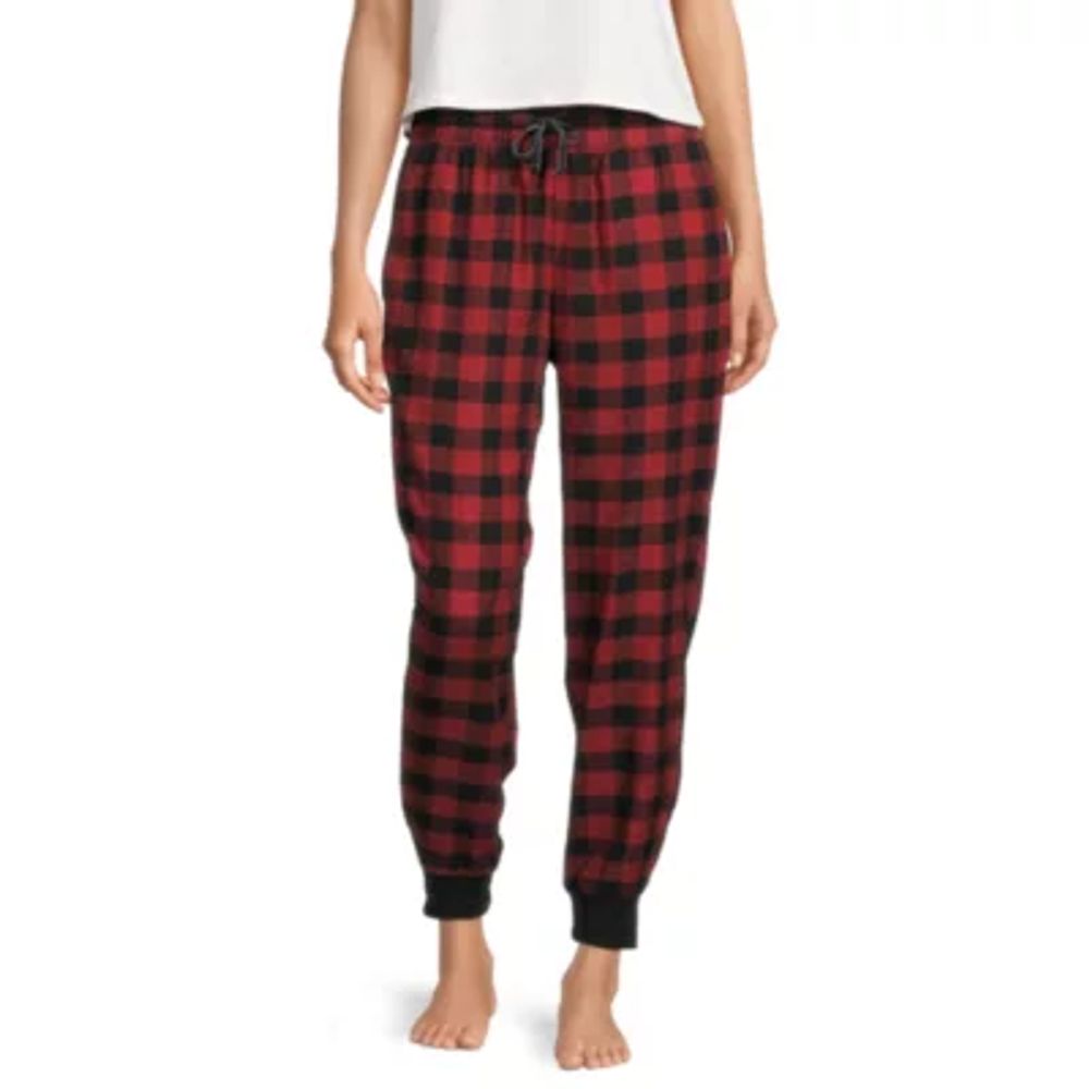 Arizona Body Womens Flannel 1 Pair Juniors Pajama Pants