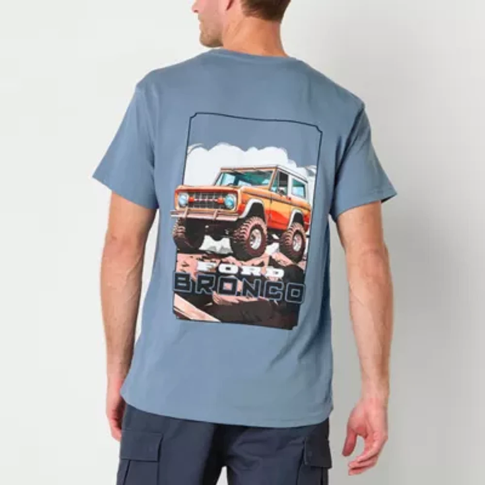 Buckhorn River Mens Crew Neck Short Sleeve Regular Fit Graphic T-Shirt