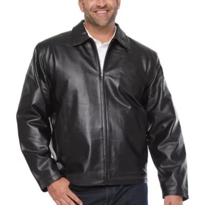 Vintage Leather Mens Midweight Jacket