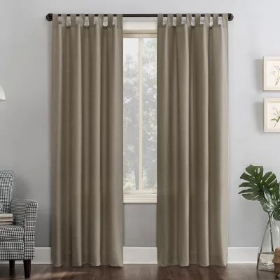 No 918 Jacob Tab Top Sheer Single Curtain Panel