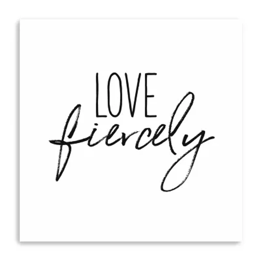 Lumaprints Love Fiercely Giclee Canvas Art