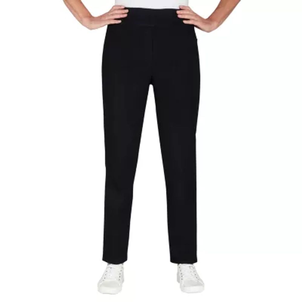 Alfred Dunner Classics Stretch Fabric Womens Mid Rise Straight Leg Jean