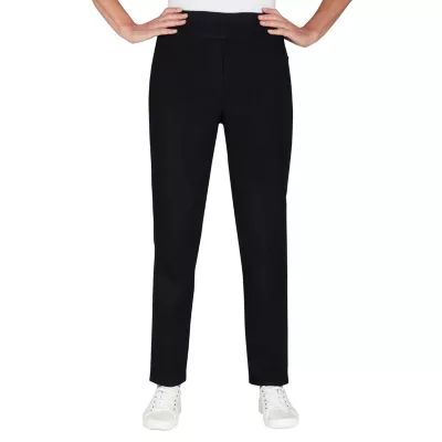 Alfred Dunner Classics Stretch Fabric Womens Mid Rise Straight Leg Jean