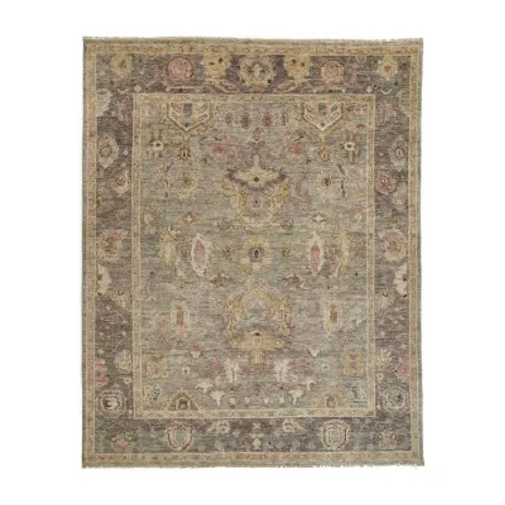 Weave And Wander Irie Floral Hand Knotted Indoor Rectangle Accent Rugs