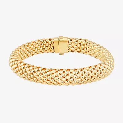 Made in Italy Womens 14K Gold 7.25 Inch Link Bracelet