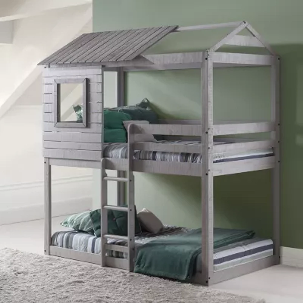 Deer Blind Twin over Twin Bunkbed