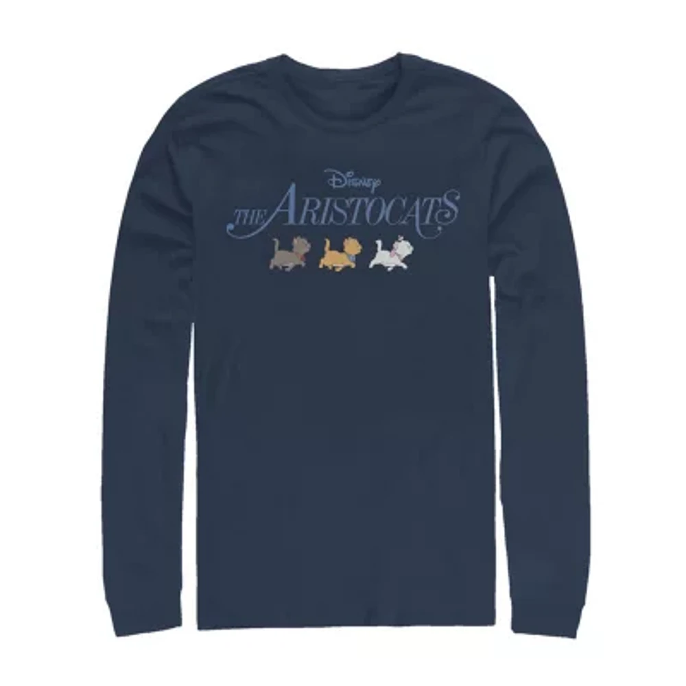 Mens Long Sleeve The Aristocats Graphic T-Shirt