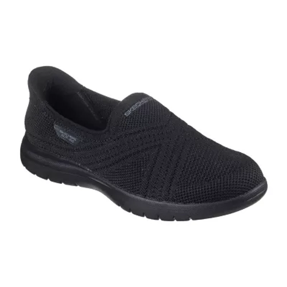 Skechers Hands Free Slip-Ins Flex Excellency Womens Round Closed Toe Slip-On Shoe