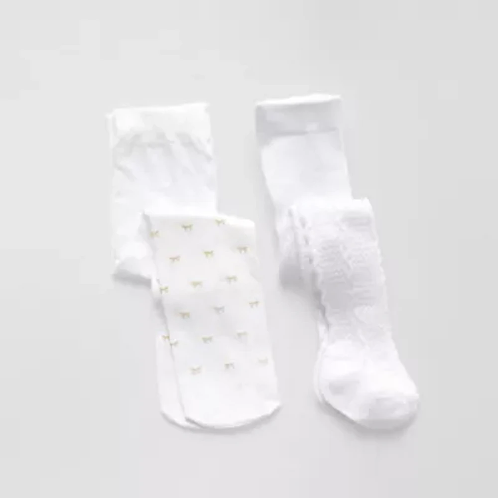 Piper & Jax Baby Girls 2-pc. Tights