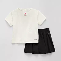 adidas Girls 2-pc. Minnie Mouse Skort Set