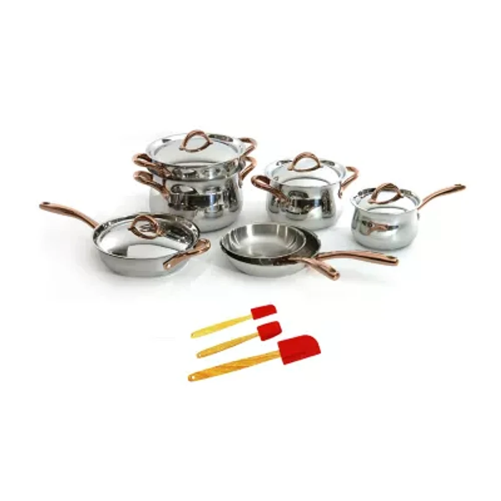 BergHOFF Ouro Gold 18/10 Stainless Steel 14-pc. Cookware Set