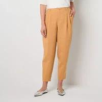 Worthington Womens Regular Fit Straight Trouser