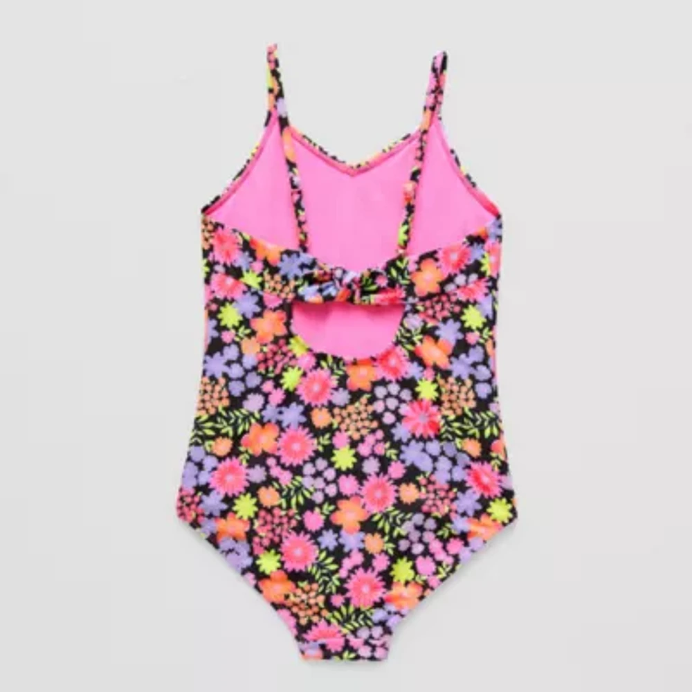Thereabouts Little & Big Kid Girls Floral One Piece Swimsuit