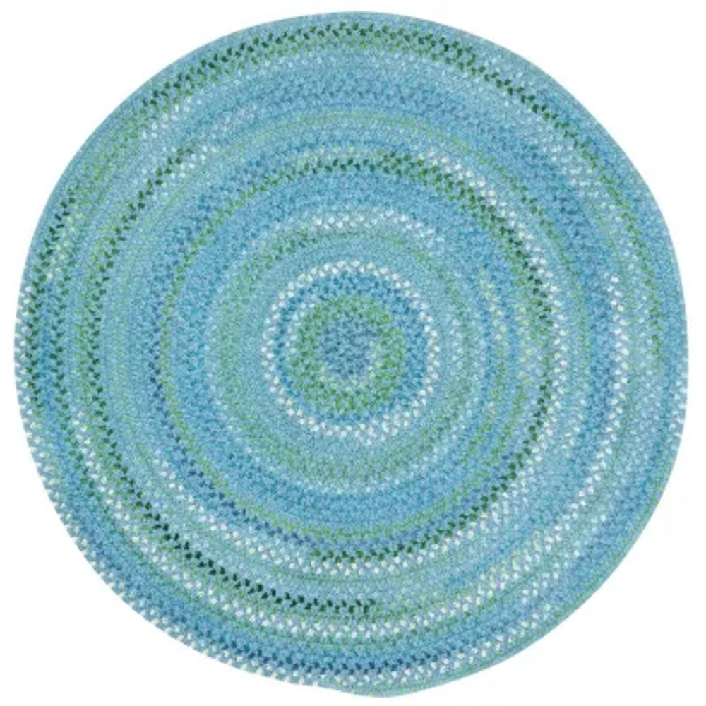 Capel Inc. Waterway Concentric Braided Round Rugs