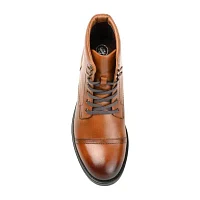 Thomas And Vine Mens Darko Block Heel Lace-Up Boots