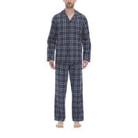 Residence Flannel Mens Long Sleeve 2-pc. Pajama Sets