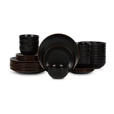 Stone + Lain Brasa 32-pc. Stoneware Dinnerware Set